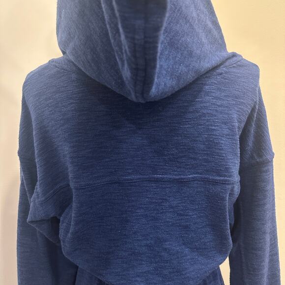 Daily Practice Anthropologie Navy Hoodie Tunic Hiking Dress Gorpcore Granola - Picture 9 of 15